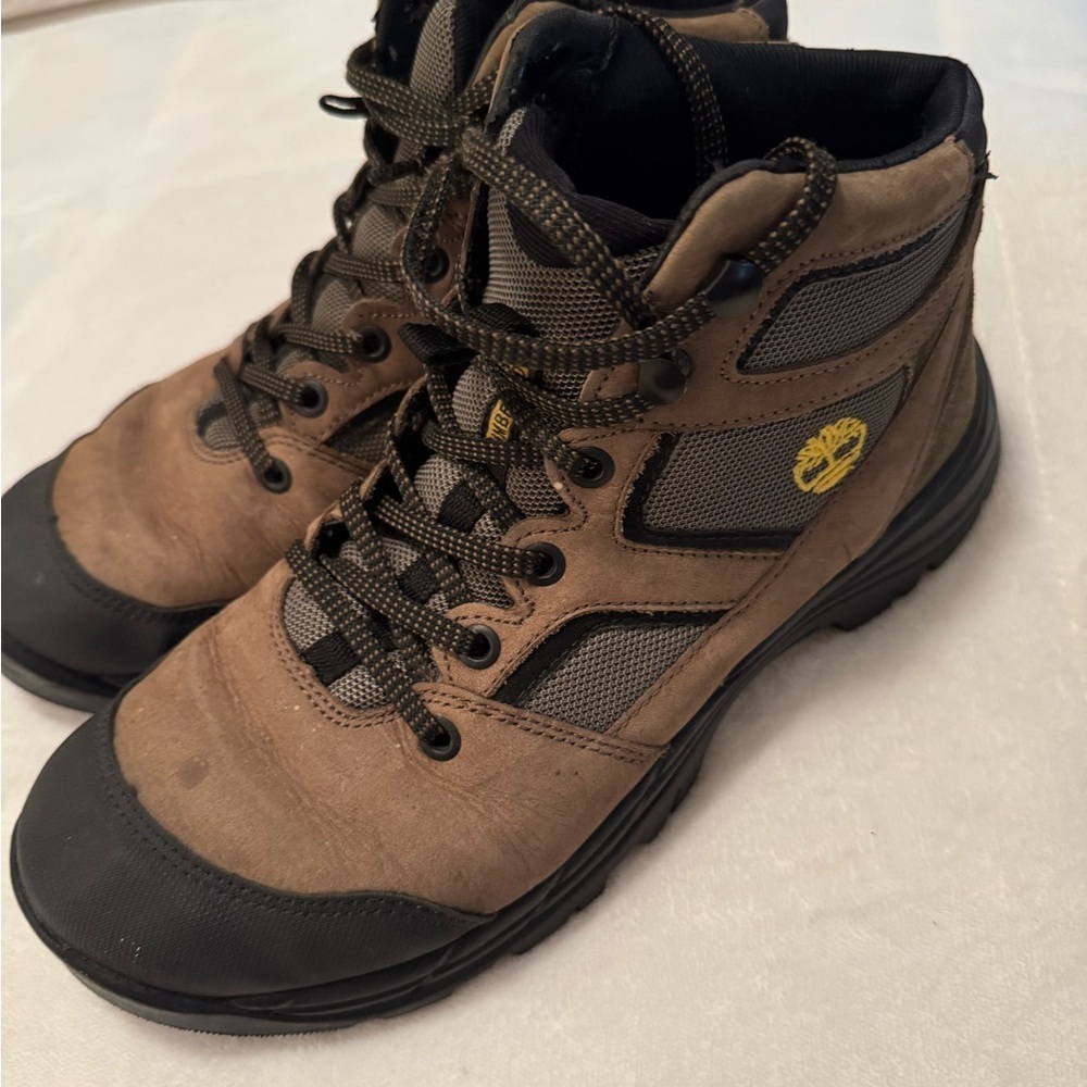 Timberland Boots  Men’s Sz 9.5 Fusion Brown Hiking Boots - Picture 5 of 10
